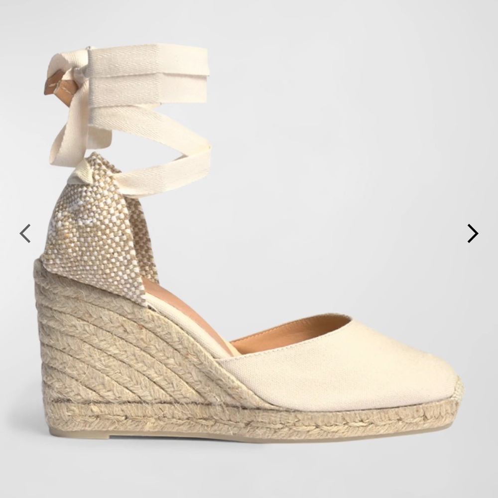 Castañer Carina Canvas Ankle Wrap Espadrilles